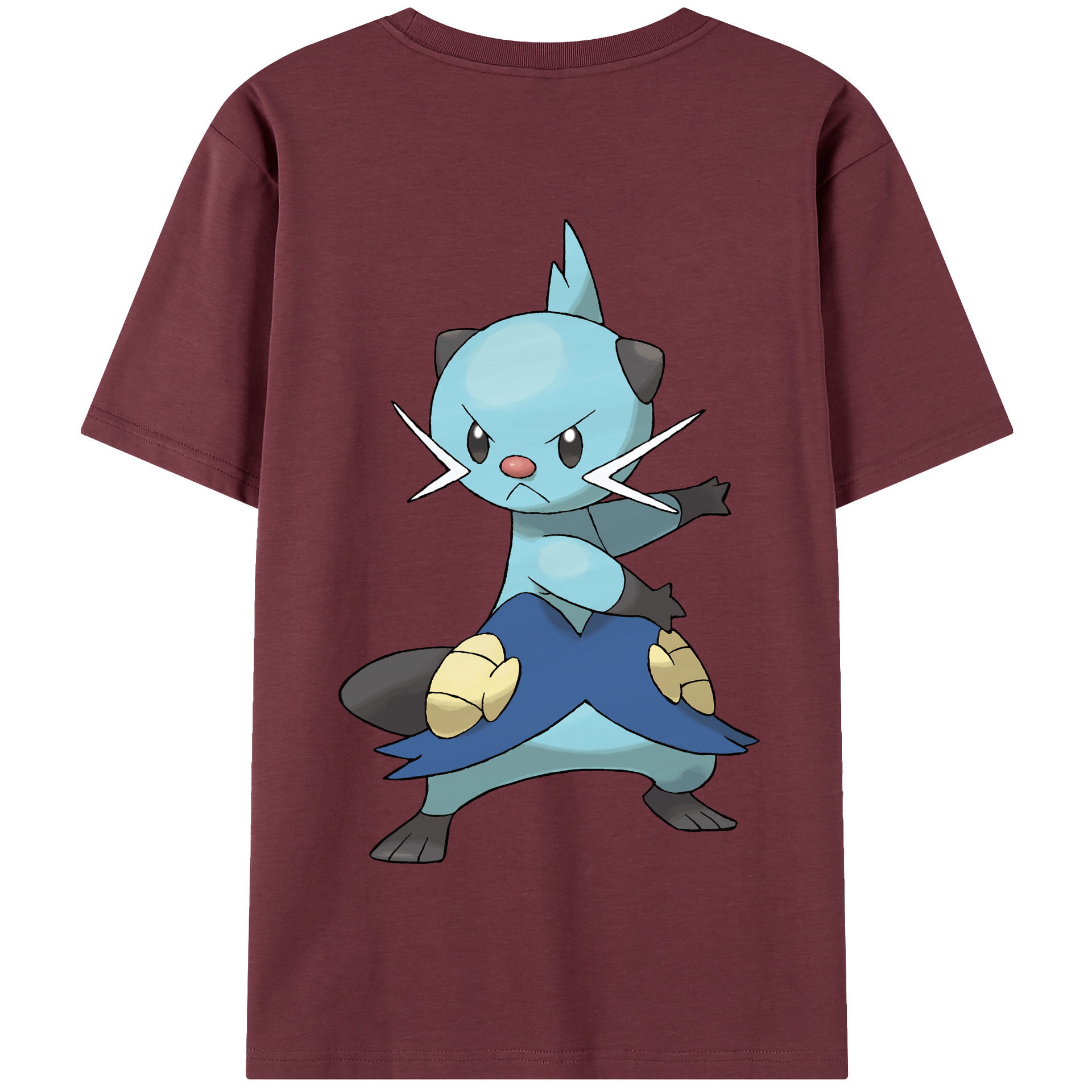 （画像用） ポケットモンスター Pokémon 綿100％半袖Tシャツ（背面プリント）